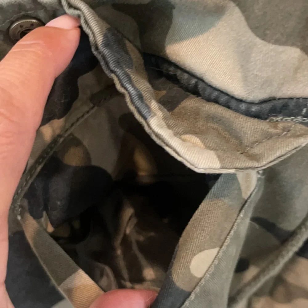 Ci Sono Camo Camouflage Military Utility Style Jacket Fleece Lining Medium - Picture 5 of 12
